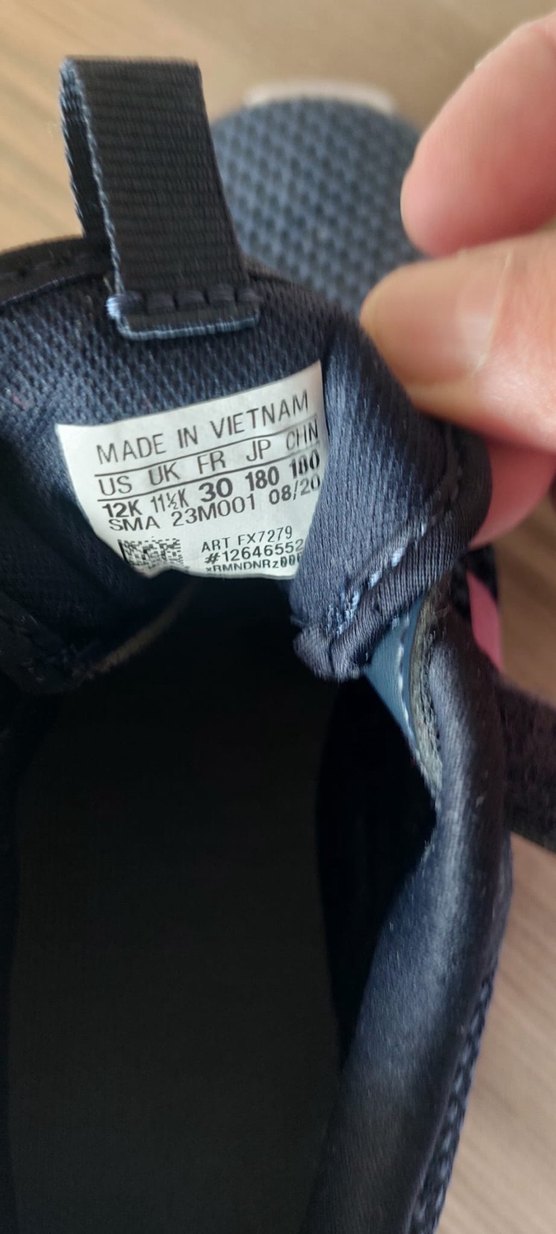 Sıfır Adidas Kız Çocuk lacivert pembe Bağcıksız Spor Ayakkabı - Görsel 4