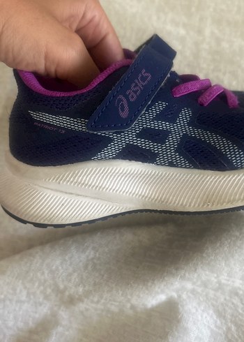 Kız Çocuk Mor Bağcıklı Asics Spor Ayakkabı - Görsel 5