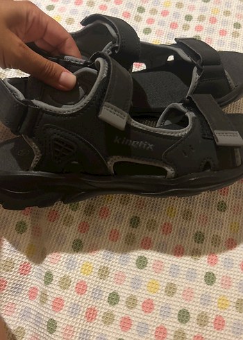 Erkek Siyah Bantlı Kauçuk Sandalet - Görsel 4