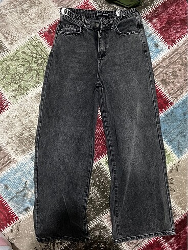Siyah baggy pantolon sıfır