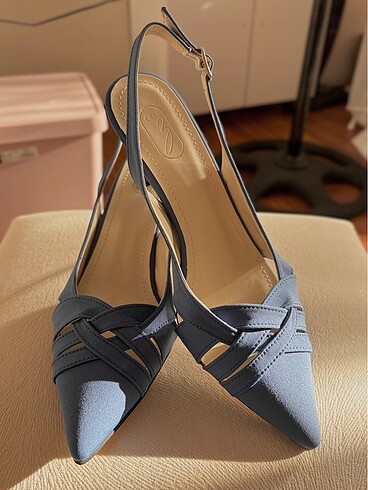 37 Beden mavi Renk Cielz Shoes - Line Topuklu Ayakkabı