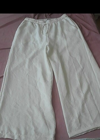 Kadın keten pantalon 