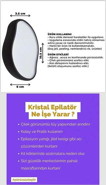 Beden Kristal Epilatör
