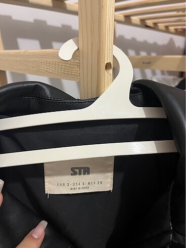 Stradivarius deri ceket