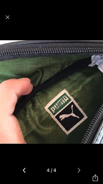  Beden siyah Renk Puma çanta
