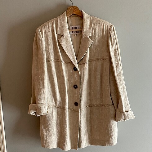 Foli Hakiki Keten Blazer