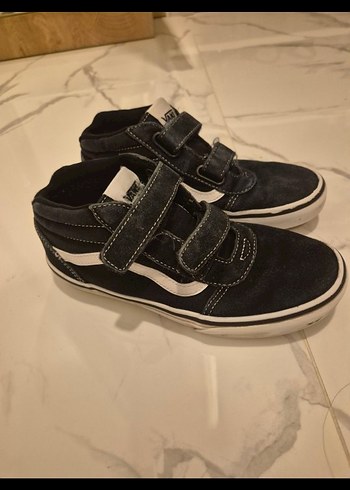 kız çocuk Vans Siyah 
Spor Ayakkabı - Görsel 2