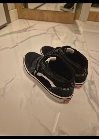 kız çocuk Vans Siyah 
Spor Ayakkabı - Görsel 3