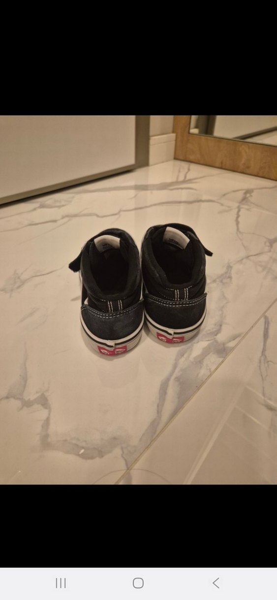 kız çocuk Vans Siyah 
Spor Ayakkabı - Görsel 4