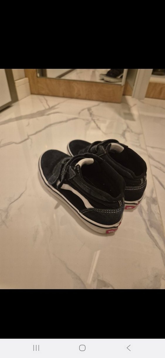 kız çocuk Vans Siyah 
Spor Ayakkabı - Görsel 3