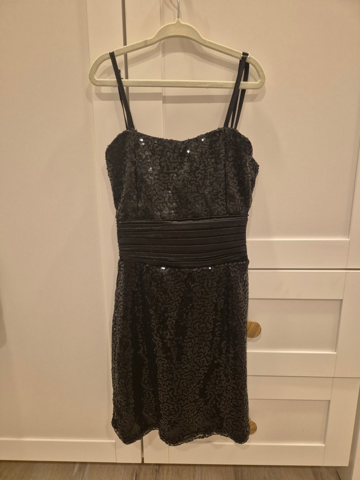 Drapeli Siyah Uzun Kollsuz ek pelerinli çocuk abiye  Elbise - Görsel 2