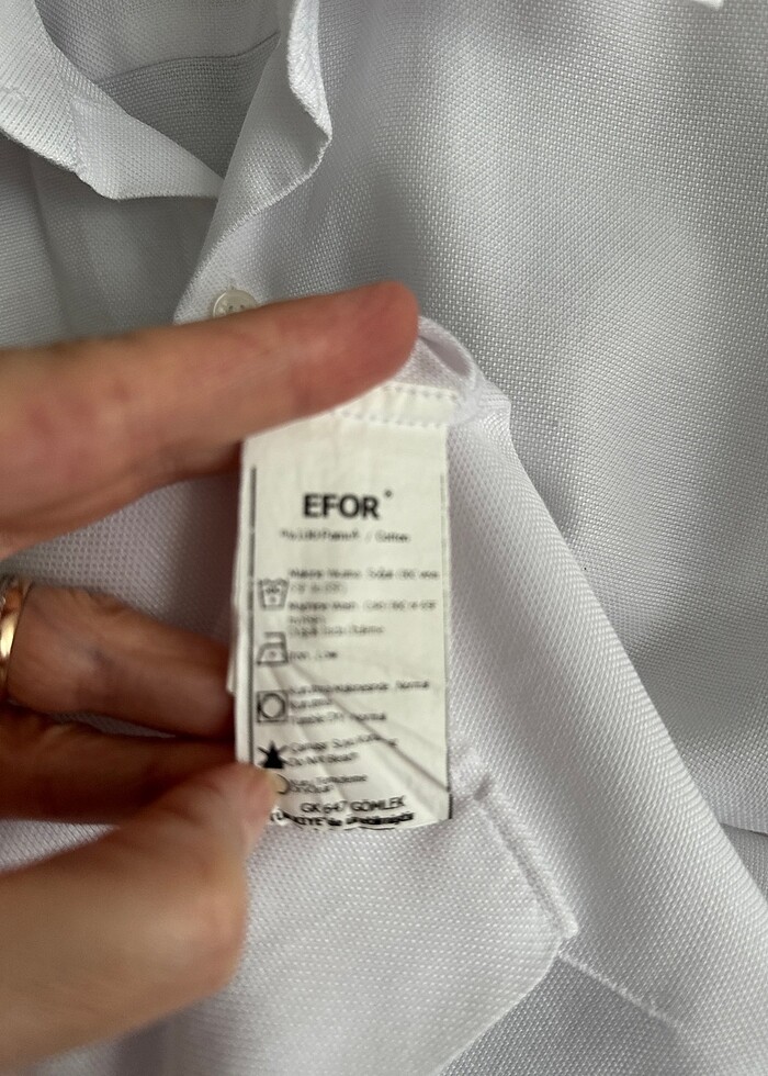 EFOR beyaz gömlek #slimfit #mezuniyet - Görsel 4