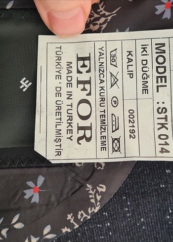 Düğmeli Gri Erkek Takım Elbise - Görsel 3