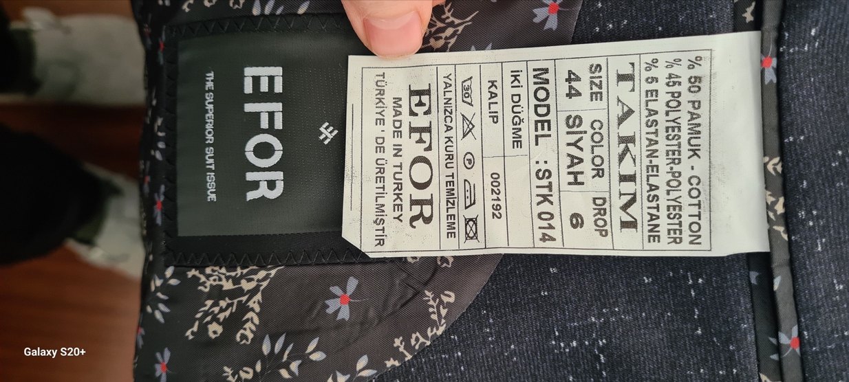 Düğmeli Gri Erkek Takım Elbise - Görsel 3