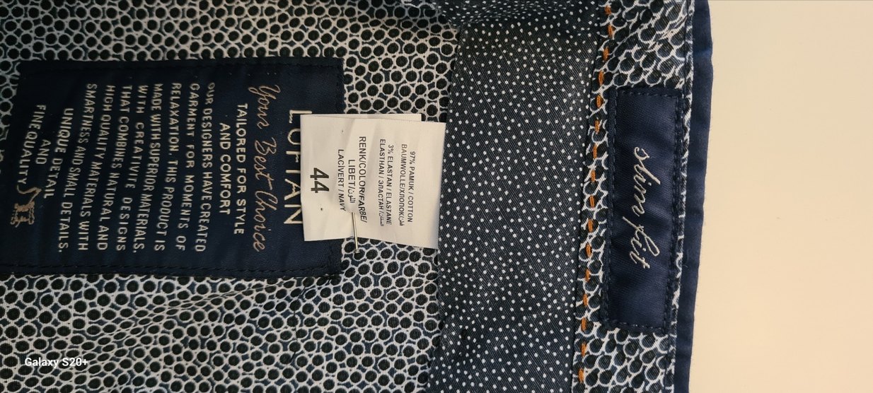 Lacivert Erkek Kemerli Denim Pantolon - Görsel 4