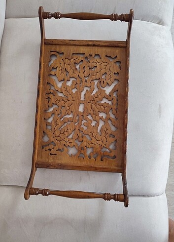 Beden Ahşap, desenli tepsi