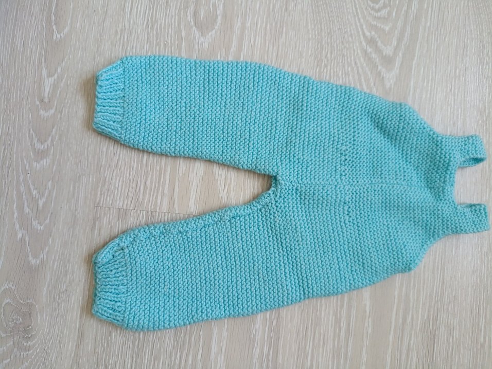 Erkek Çocuk Turkuaz Düz Örgü Çorap - Görsel 2