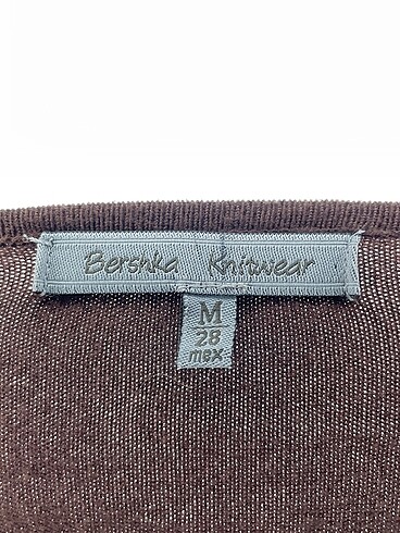 m Beden kahverengi Renk Bershka Hırka %70 İndirimli.
