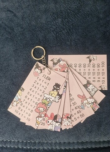 Çarpım Tablolu Anahtarlık - Görsel 3