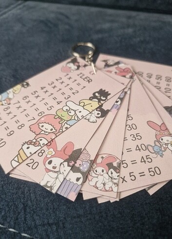 Çarpım Tablolu Anahtarlık - Görsel 4