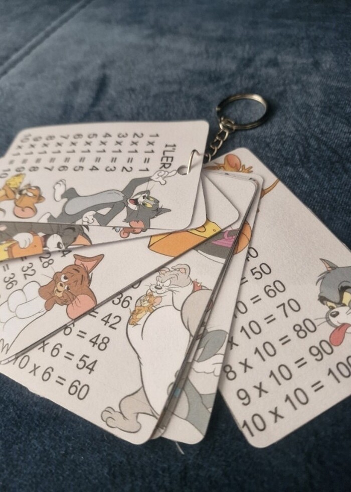 Çarpım Tablolu Anahtarlık - Görsel 4