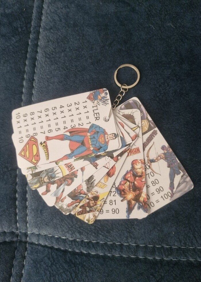 Çarpım Tablolu Anahtarlık - Görsel 2