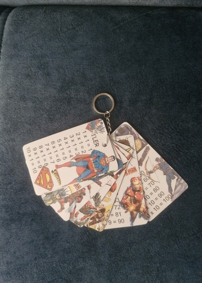 Çarpım Tablolu Anahtarlık - Görsel 4