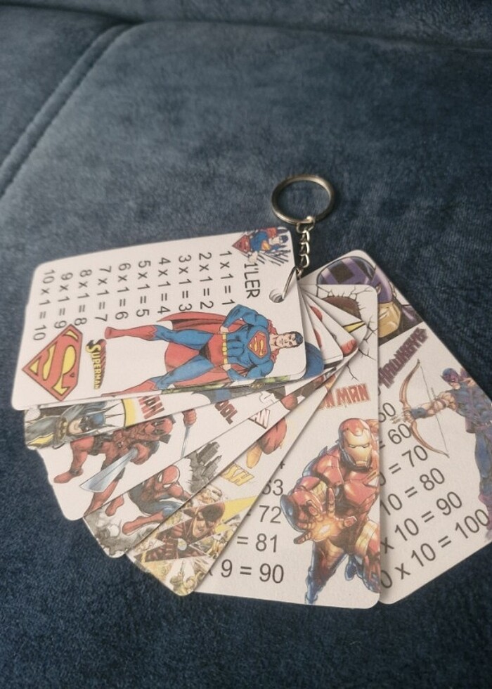 Çarpım Tablolu Anahtarlık - Görsel 5