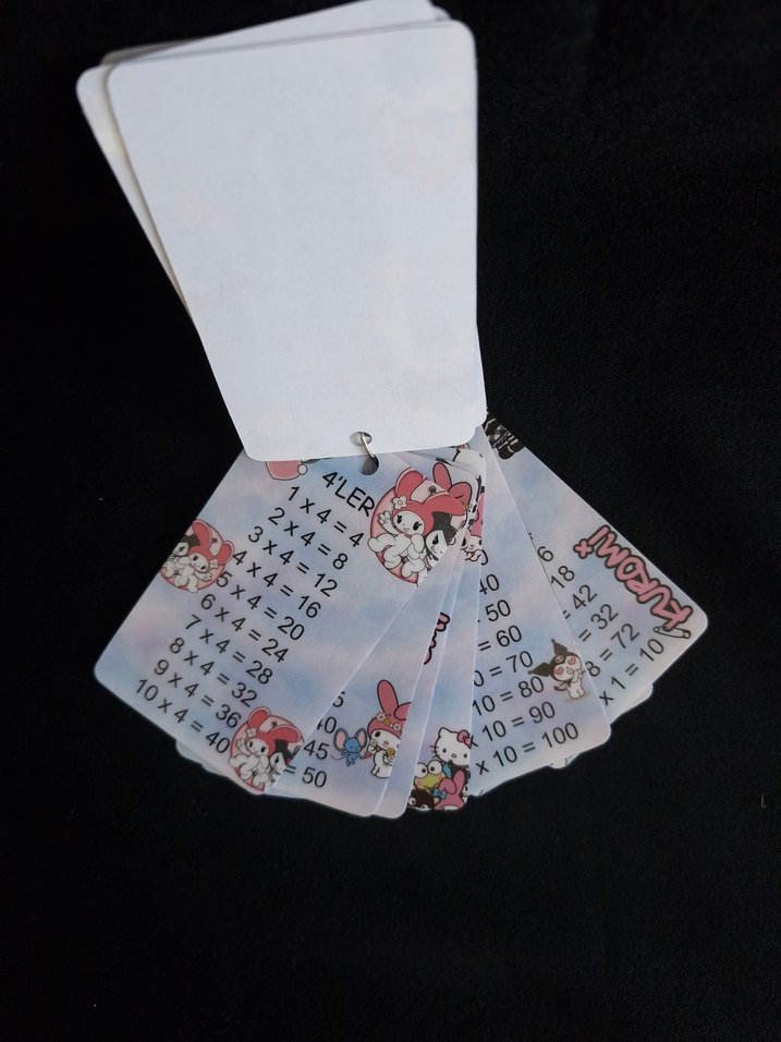 Çarpım Tablolu Anahtarlık - Görsel 3