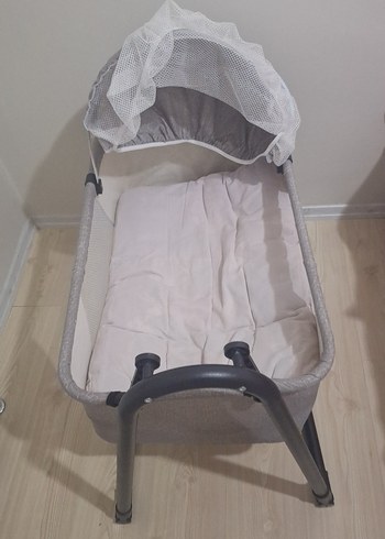 Gri Bebek Beşiği ve Sepeti - Görsel 2