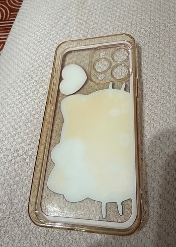 15 pro max Kırmızı Hello Kitty Telefon Kılıfı Velcro - Görsel 2