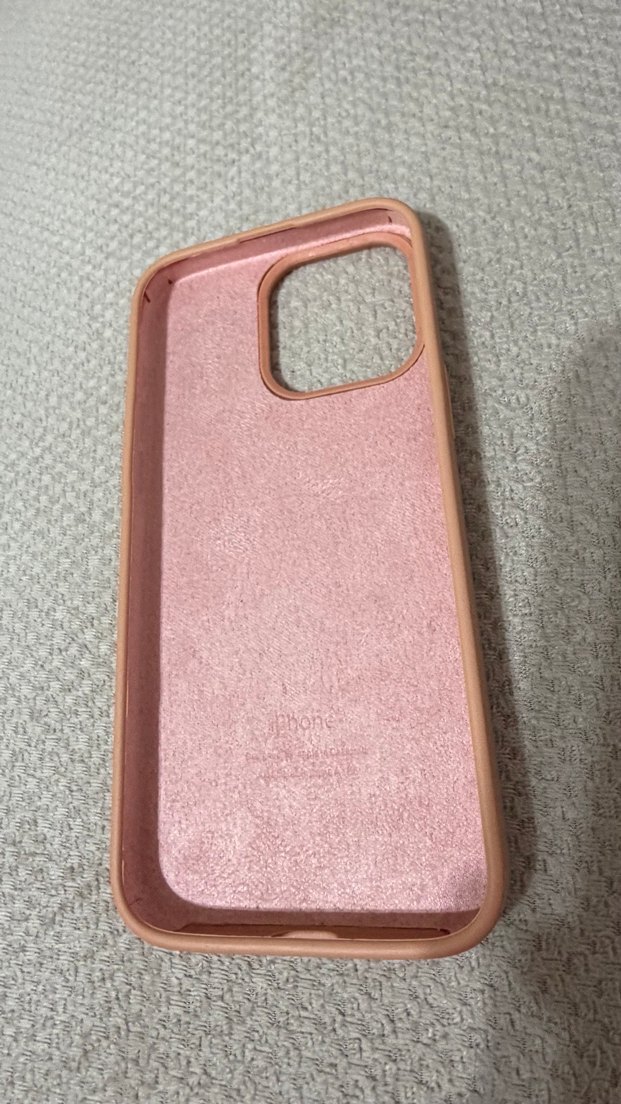 15 pro max Pembe Elastik Sokak Stili Telefon Kılıfı - Görsel 2