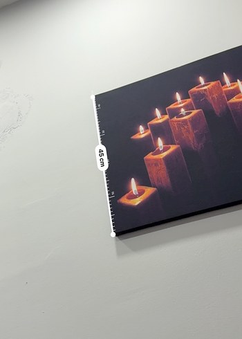 Siyah Mum ve Mumluk Tablosu - Görsel 3