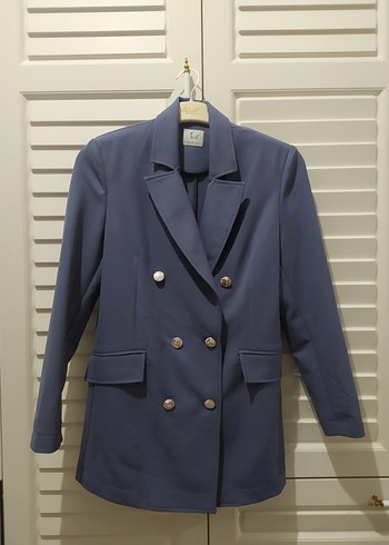 Düğmeli Kadın Blazer Ceket