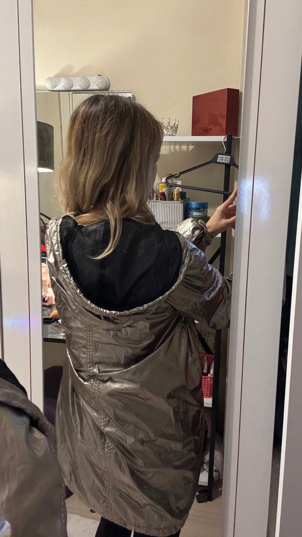 Zara Parlak Kadın Ceket - Görsel 3