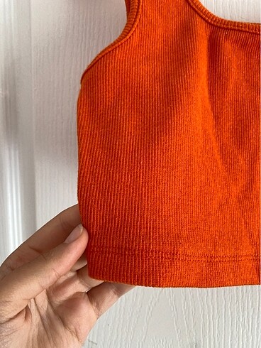 universal Beden Turuncu fitilli crop