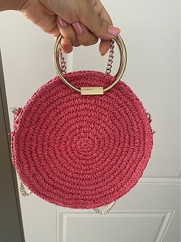  Beden H&M hasır çanta