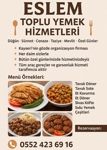 Eslem Toplu Yemek Hizmetleri