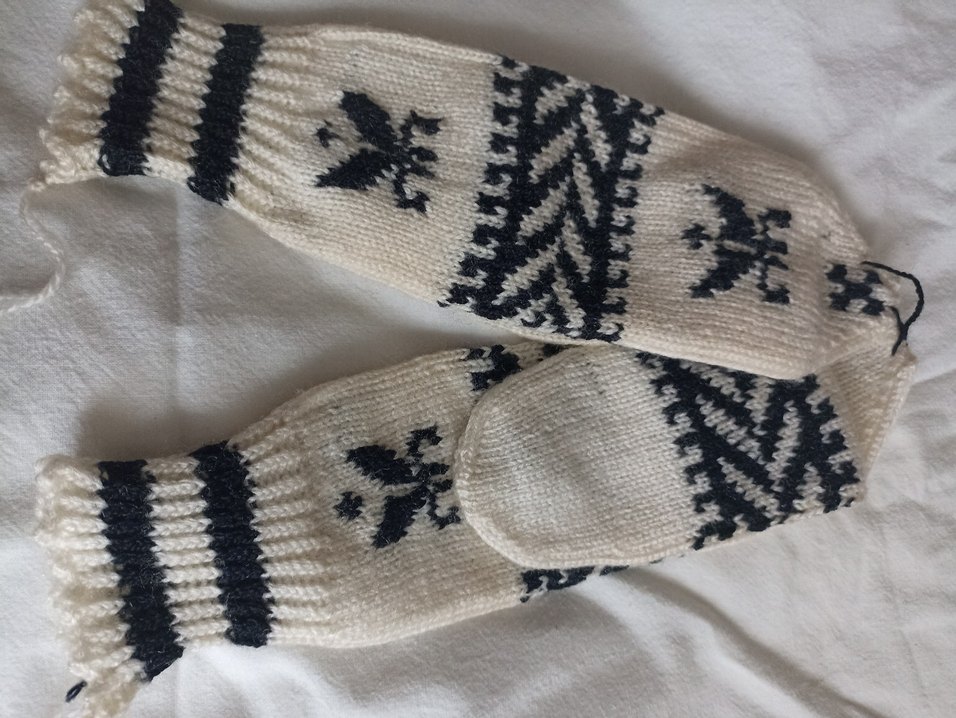 Bohem Gri Beyaz çocuk çorabı - Görsel 2