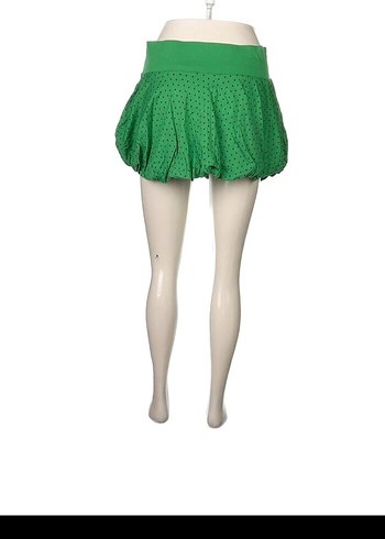 Yeşil Puantiyeli Mini Etek,bel 40cm boyu 30cm S,M uyumlu - Görsel 3