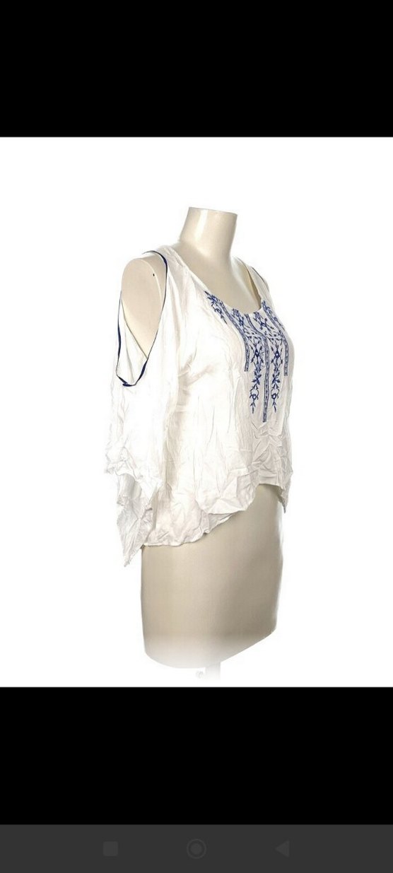 Nakışlı Bohem Kadın  Bluz,M beden iki kol arası 48cm boyu 53cm - Görsel 2