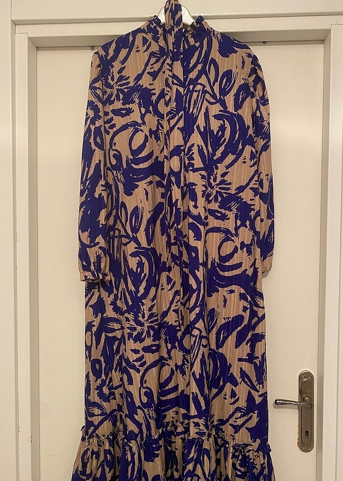 Tesettür uzun elbise - Görsel 2