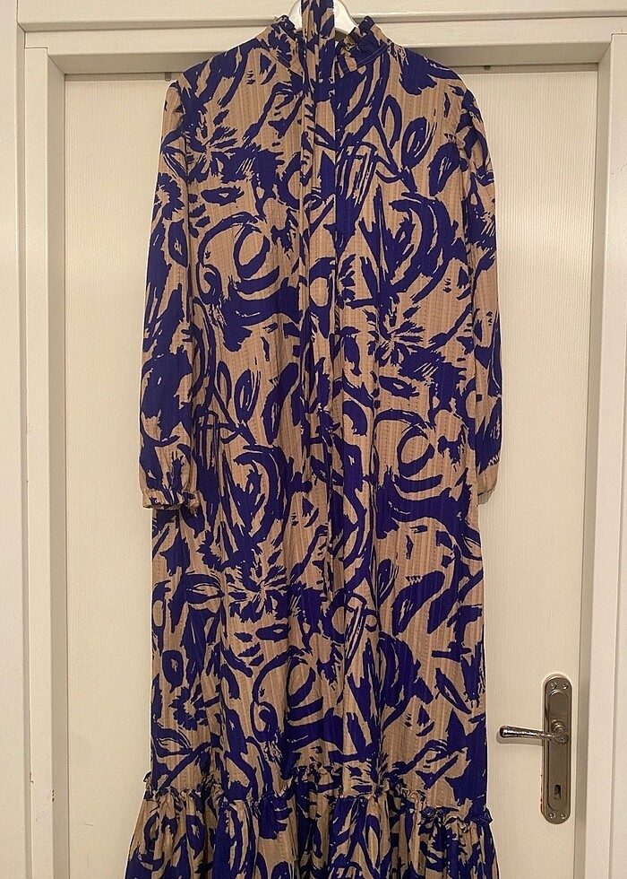 Tesettür uzun elbise - Görsel 3