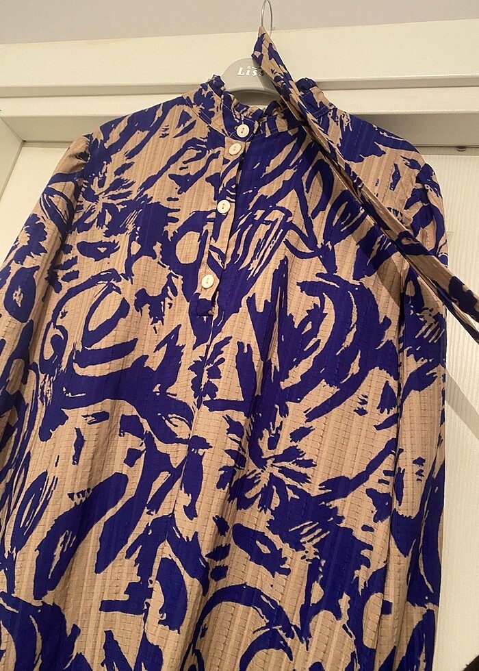 Tesettür uzun elbise - Görsel 4