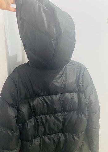 Siyah Fermuarlı Kadın Midi Mont - Görsel 5