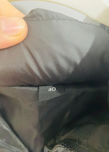 Siyah Fermuarlı Kadın Midi Mont - Görsel 6