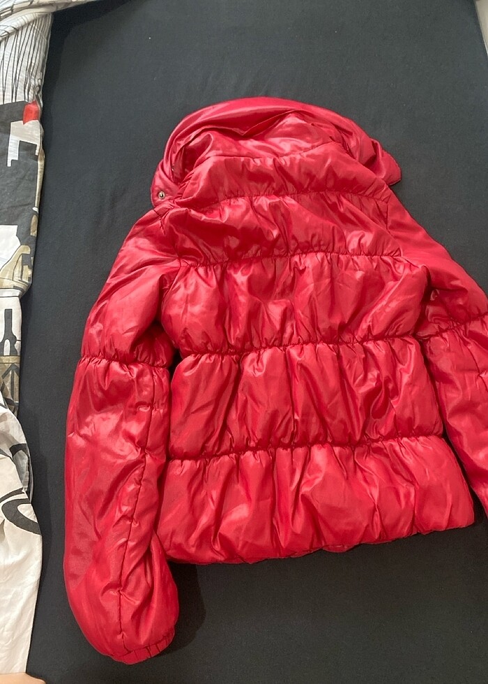 Pembe Kadın Mont ? Gizli Şapkalı ???????? - Görsel 3