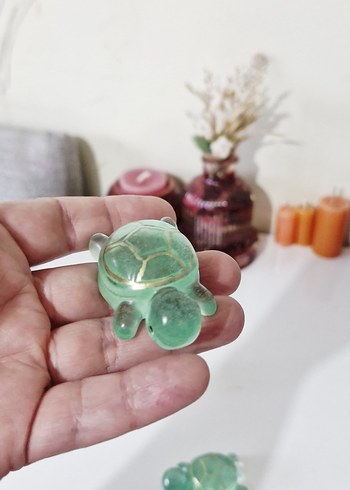 Epoksi Salyangoz ve Kaplumbağa Figürleri Biblo Seti - Görsel 6