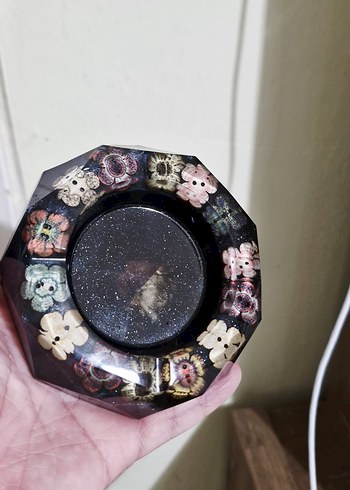 Otantik Tarzda El yapımı epoksi Küllük - Görsel 4