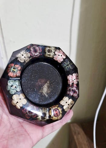 Otantik Tarzda El yapımı epoksi Küllük - Görsel 5